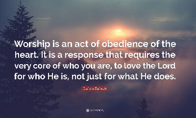 Is Worship That Important?