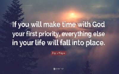Is God’s Glory on Your Priority List?