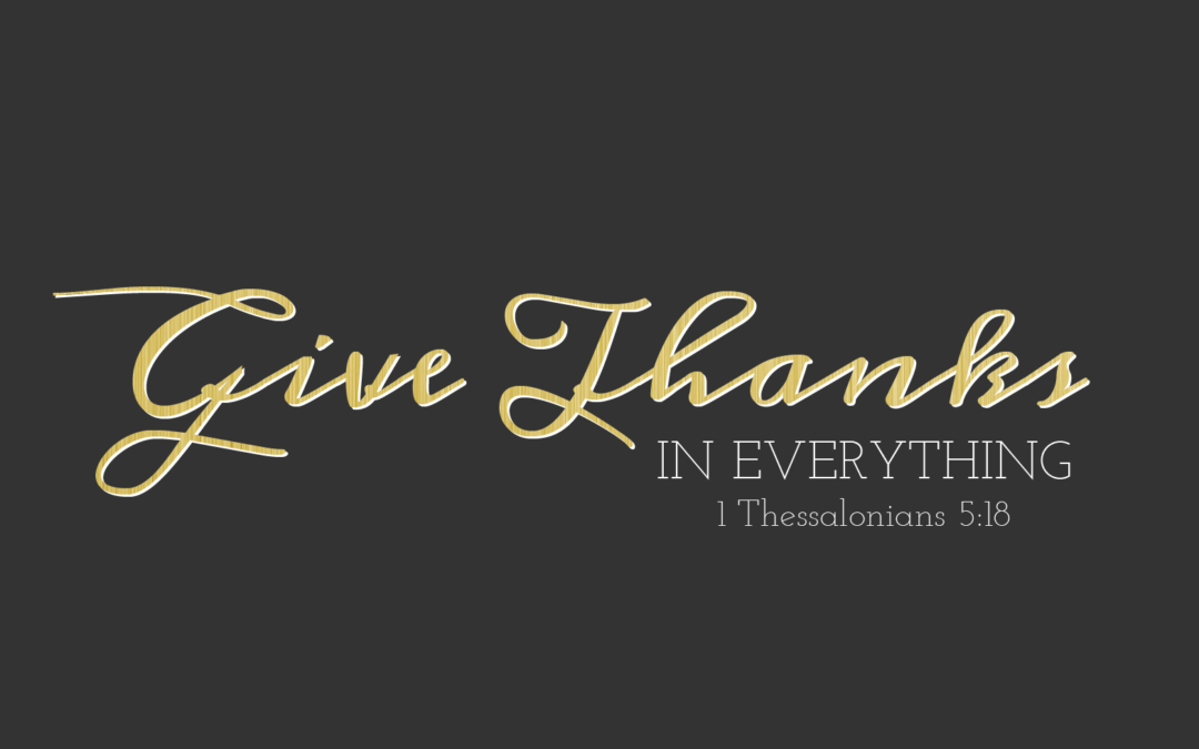 Giving Thanks to the Father