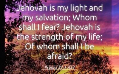 Where do we find the power to remain steadfast in fighting the enemy of our faith?