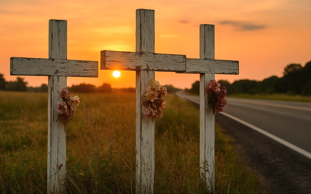 Three Wooden Crosses