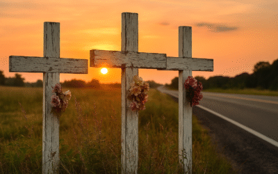 Three Wooden Crosses
