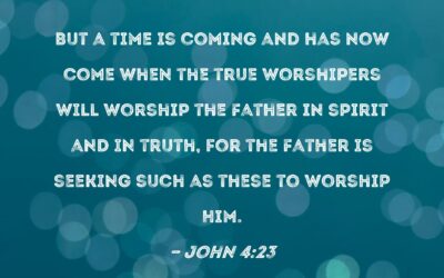 Why We Worship In Spirit and Truth
