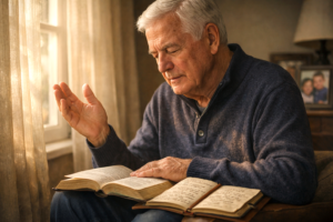 Praying while reading the bible