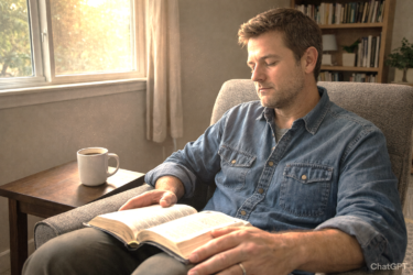 Reading Bible Thinking or daydreaming