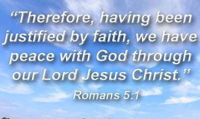 How does the Word of God define the justification received through faith in Christ?